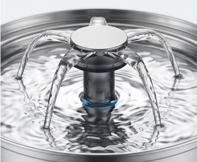 Pet Water Fountain 304 Stainless Steel Cat Water Dispenser