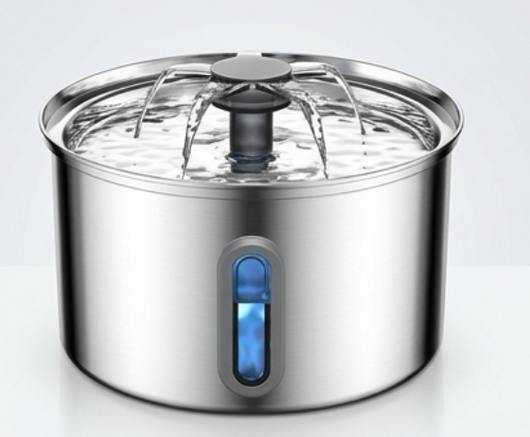 Pet Water Fountain 304 Stainless Steel Cat Water Dispenser
